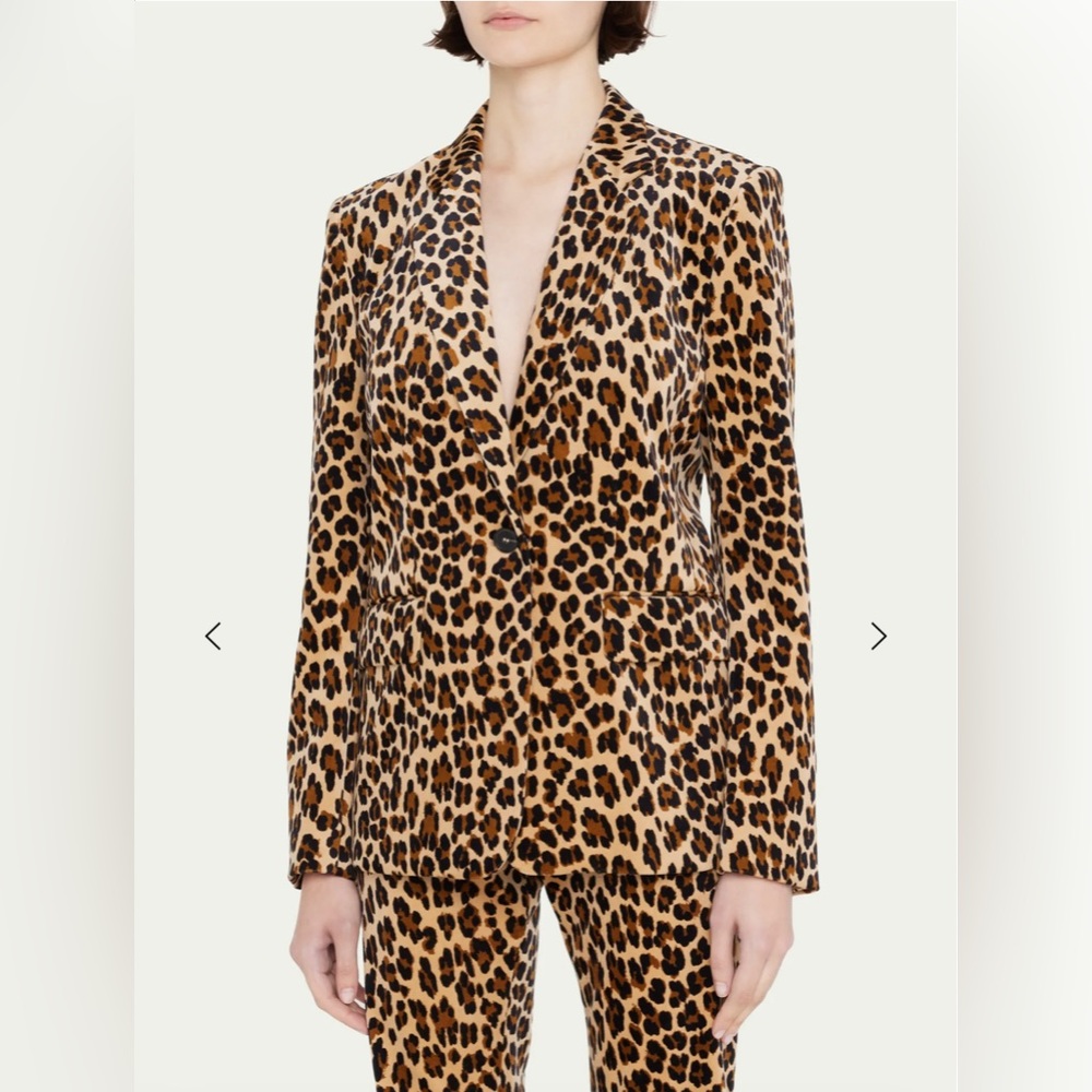FRAME cheetah Classic blazer